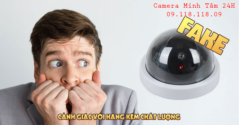 Không nên sử dụng camera an ninh kém chất lượng