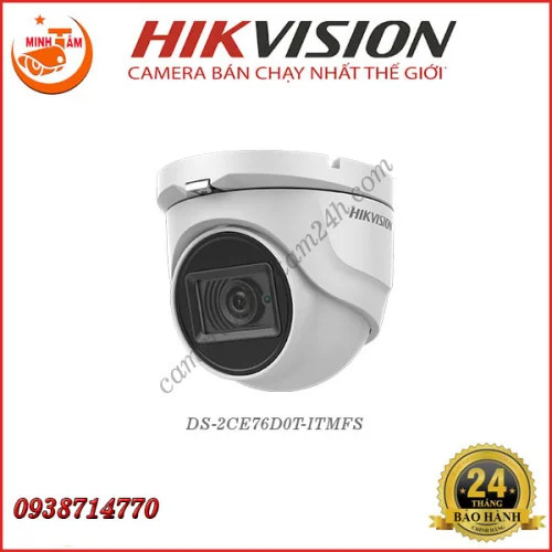 sản phẩm CAMERA HIKVISION 2MP DS-2CE76D0T-ITMFS