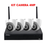 Bộ Kit 4 Camera IP Wifi 4MP IMOU IPC-T42EP + NVR1104HS-W-S2