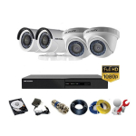 LẮP TRỌN BỘ 4 CAMERA QUAN SÁT CCTV - 2CE16D0T