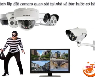 Cách lắp camera quan sát tại nhà
