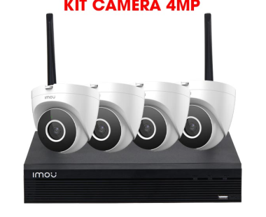 Bộ Kit 4 Camera IP Wifi 4MP IMOU IPC-T42EP + NVR1104HS-W-S2