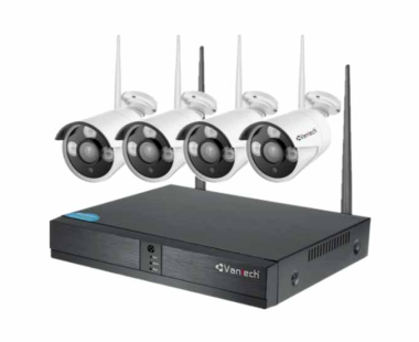 Bộ kit 4 camera IP Wifi 2MP Vantech VPH-0460W