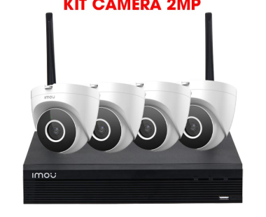 Bộ Kit 4 Camera IP Wifi 2MP IMOU IPC-T22EP + NVR1104HS-W-S2