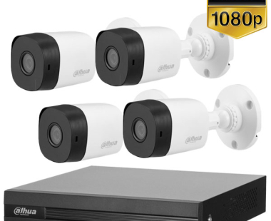 LẮP ĐẶT TRỌN BỘ 4 CAMERA QUAN SÁT DAHUA CCTV-B1A21P