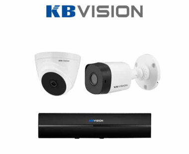 LẮP ĐẶT TRỌN BỘ 2 CAMERA QUAN SÁT KBVISION CCTV-2111C4
