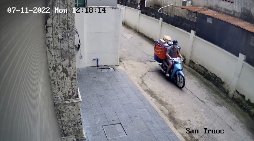 Bắt được kẻ trộm xe hàng của của shipper tại Tp.HCM