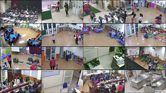 trọn gói camera quan sát tại trường mầm non