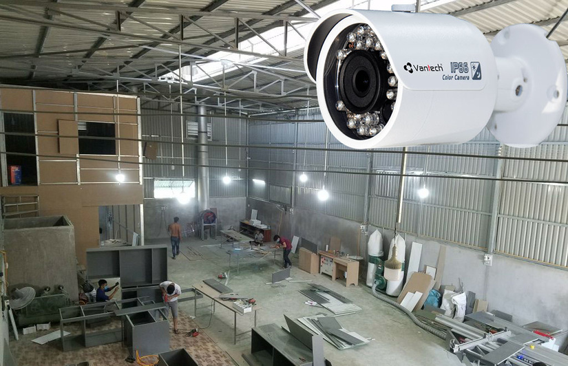 Lắp đặt camera cho nhà xưởng tại HCM
