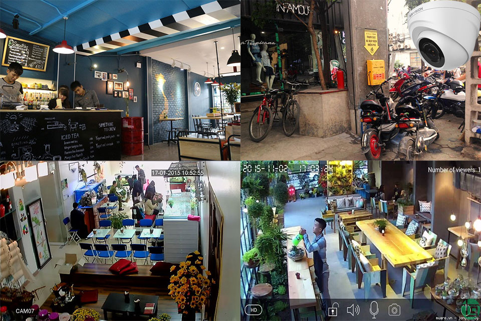 Những vị trí cần lắp đặt trong quán cafe quận 2