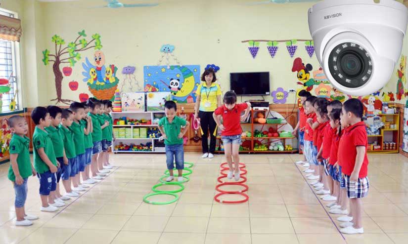 Lắp đặt camera quan sát cho mầm non