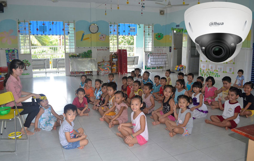 Lợi ích khi lắp camera tại trường mầm non